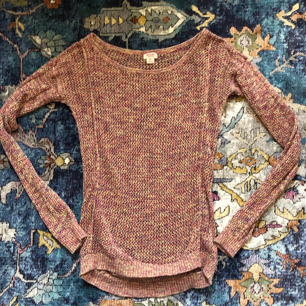 Mossimo Knit Rainbow Sweater 🌈
